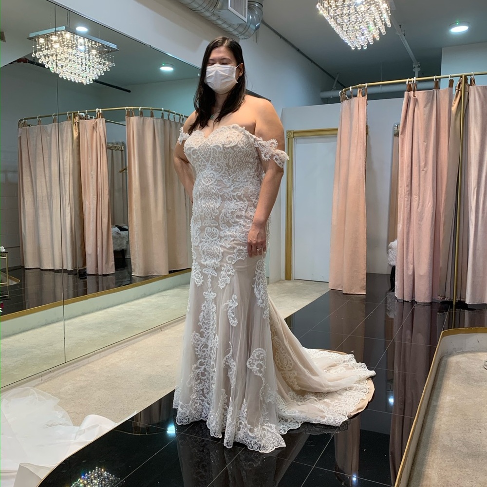 White wedding dress